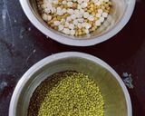 A picture of step 1 of Green Gram Salad Bowl.