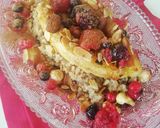Φωτογραφία βήματος 6 της συνταγής Υγιεινό banana split πρωινό ♠️💜