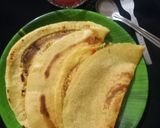 A picture of step 7 of Instant moong dal spring dosa.