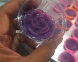 Foto langkah ke 6 dari resep Puding Mawar Taro Leci.