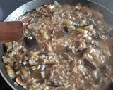 Foto del paso 8 de la receta: Risotto de champiñones y berenjena