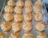 Foto langkah ke 7 dari resep Kue sus/soes empuk lembut. Vla tanpa telur.