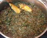 A picture of step 3 of Spinach with Chickpeas.