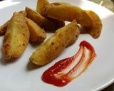 Foto langkah ke 5 dari resep Crispy Potato Wedges.
