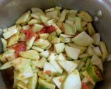 A picture of step 17 of Bhuni Lauki.