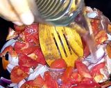 A picture of step 2 of Lauki Gosht.