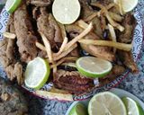 صورة لخطوة 4 من وصفة سمك الدنيس والمعكرونه المقلي 😋👌🐟