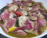 A picture of step 4 of Marinated bonito.