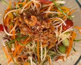 A picture of step 8 of Anything Som Tum.