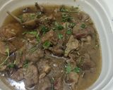A picture of step 4 of White mutton 😋😋.