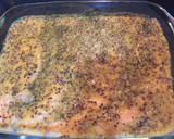 Foto del paso 7 de la receta: Salmón con mostaza y mandarina sobre puré de patata