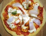নো ওভেন নো ইস্ট চিকেন পিজ্জা (Chicken pizza recipe in bengali) রেসিপি ধাপ - 9 ছবি