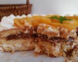 Foto del paso 5 de la receta: Torta de durazno con chantilly y dulce de leche 🇺🇾