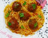 صورة لخطوة 5 من وصفة مكرونة اسباجتي بكرات اللحم 🍝