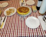 Foto del paso 12 de la receta: Tortilla de patatas con filetes pechugas asadas