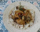 Foto del paso 2 de la receta Pollo al yogur con portobellos