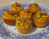 Foto del paso 4 de la receta: Yorkshire pudin relleno de salmón