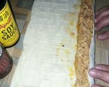 A picture of step 9 of Puff chicken bread.