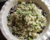 Foto del paso 6 de la receta: Gratinado de lentejas caviar con quinoa y judías verdes