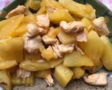 Hình bước làm 6 của món #Eatclean: Ức gà xào thơm