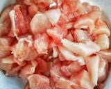 A picture of step 1 of Dynamite chicken.