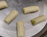 A picture of step 7 of Kaju pista roll.