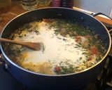 A picture of step 5 of Tuscan Chicken Mac N’ Cheese.