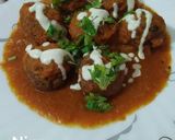 A picture of step 10 of Jackfruit Kofta curry.