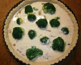 Baconos, brokkolis quiche recept fázis 9 fotója