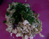 Foto del paso 4 de la receta: Albóndigas de bacalao y berenjena en salsa de puerro y apio