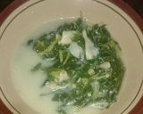 Foto langkah ke 3 dari resep Bobor ndeso daun kelor bayam dan jamur.