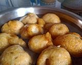 A picture of step 2 of Dahi Vada.