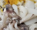 Gambar langkah 1 resipi Sotong Goreng Kunyit.