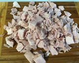 Une image de l'étape 12 de Gratin de céleri branche au jambon blanc, poivrons rouges et parmesan.