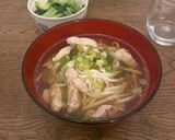 A picture of step 3 of Comforting chicken udon.