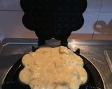 Foto langkah ke 4 dari resep Waffle Pisang.