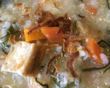 Foto langkah ke 9 dari resep Bubur Nasi Sayuran Sehat.