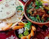 A picture of step 5 of PISHAWRI_KARHAI With home_made_naan.