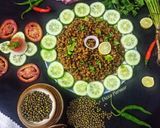 A picture of step 6 of Aachari Moong Masala.