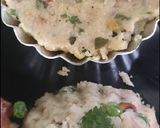 A picture of step 5 of Upma veggie cakes.