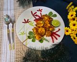 عکس مرحله 9 از دستور میگو به روش پخت آسیایی