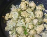 A picture of step 1 of Aloo gobhi.