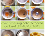 Foto del paso 1 de la receta: Mug Cake (Bizcocho de taza) SIN GLUTEN, SIN LACTOSA y SIN MICROONDAS
