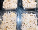 A picture of step 1 of Shredded Chicken 🐔 Stuffed Shells.