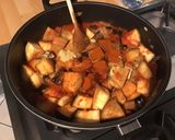 Une image de l'étape 9 de Aubergines violettes aux tomates, gingembre et paprika.