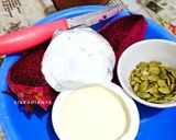 Foto langkah ke 2 dari resep Plain Yogurt buah Naga.