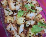 صورة لخطوة 3 من وصفة بطاطا بالثوم والكزبرة 🥔🧄🍽