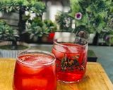 A picture of step 4 of Rooh afza drink.