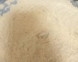A picture of step 1 of Besan ladoo.