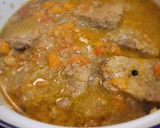 Pas rețetă Pulpă/cotlet de porc înăbușit - Rețeta mamei 6 fotografie